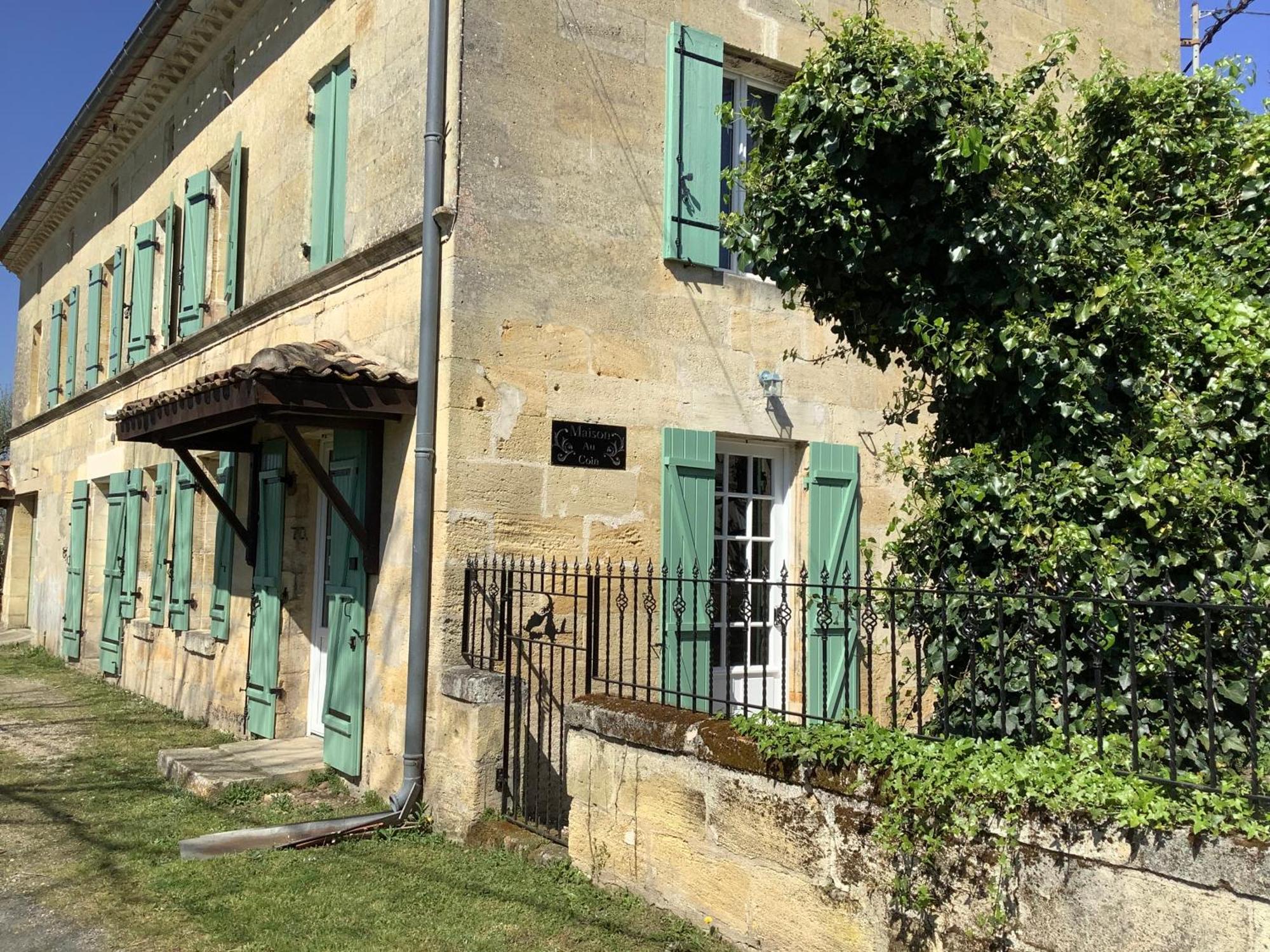 Maison Au Coin, Proche St Emilion Sainte-Terre Экстерьер фото